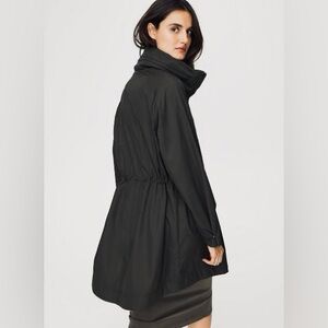 Babaton Charcoal Hooded Raincoat